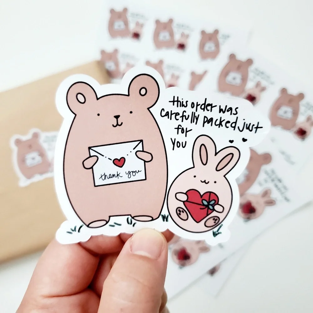 LB077 STICKERS Custom Poshmark Stickers Personalizable Shipping Supplies - Picture 11 of 11